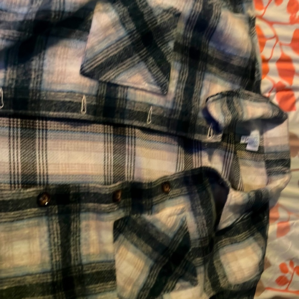 Button up plaid jacket